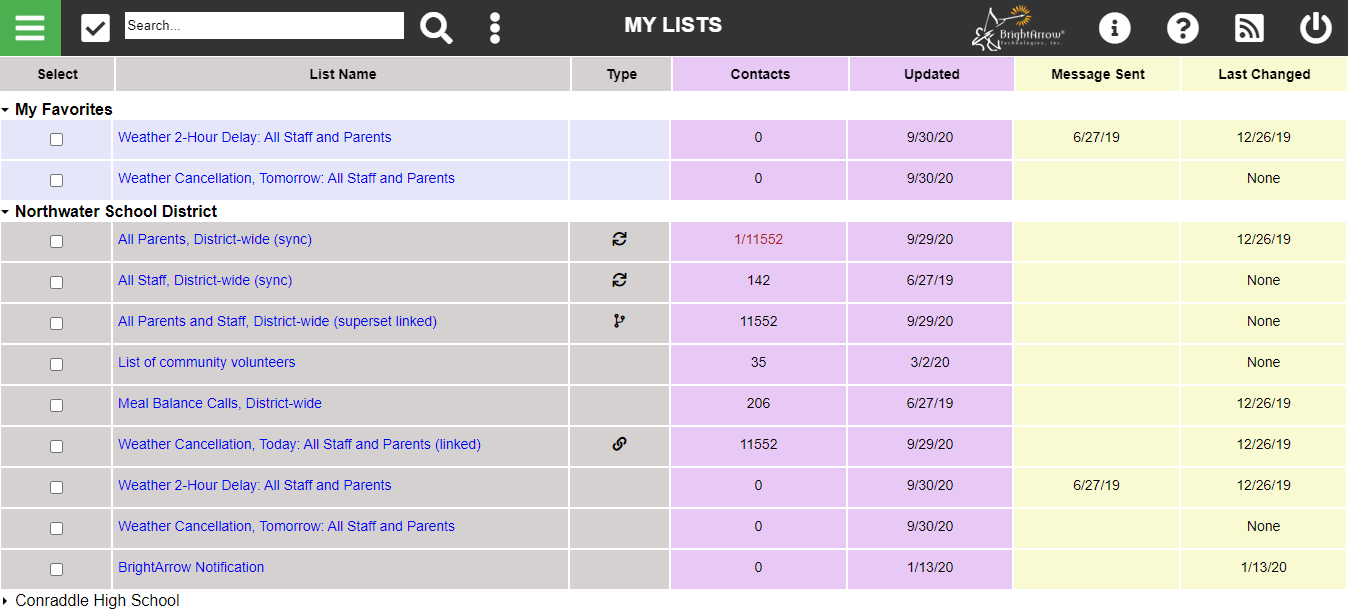 UI List View